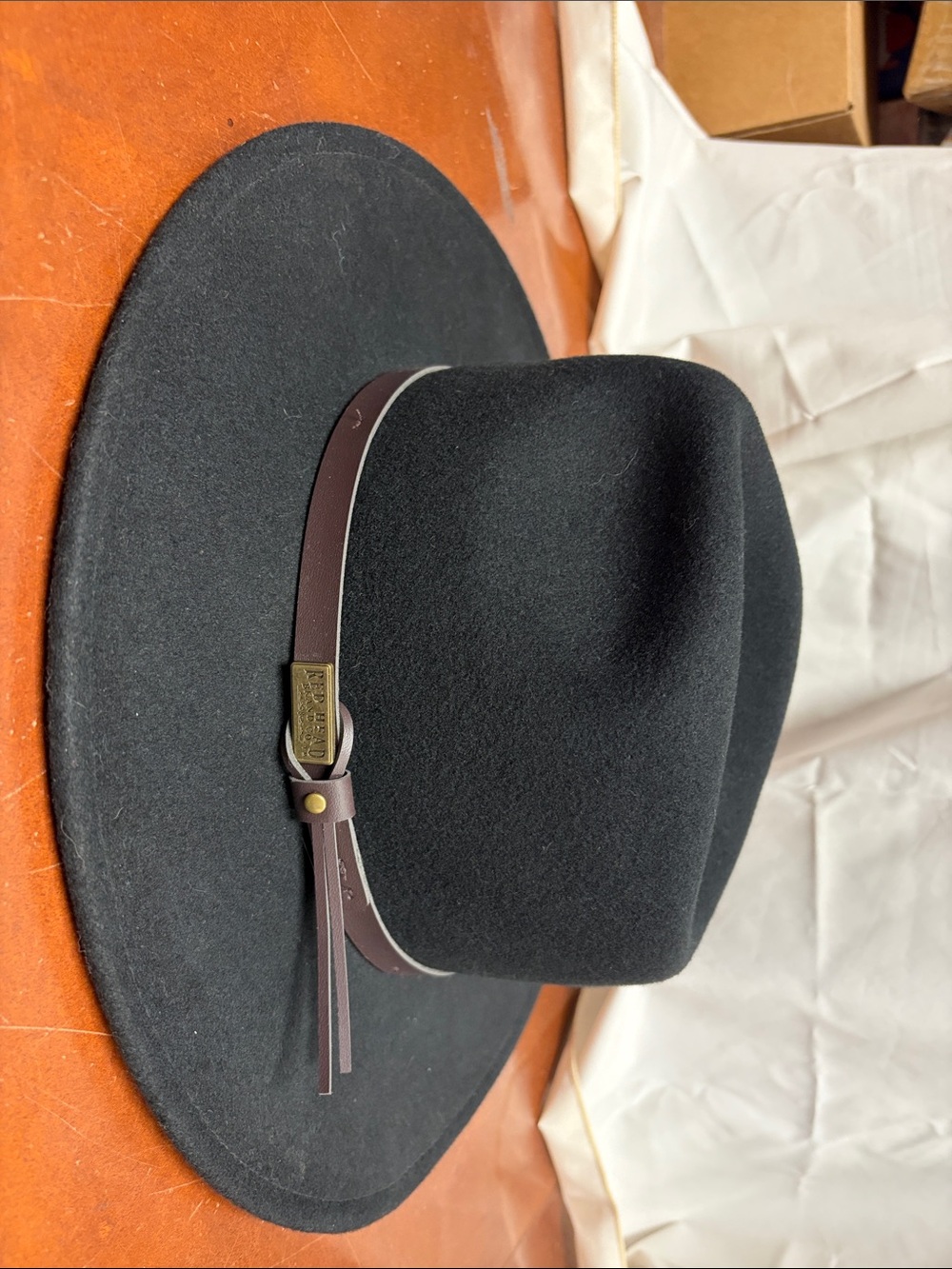 Red Head all seasons wool felt hat for Men